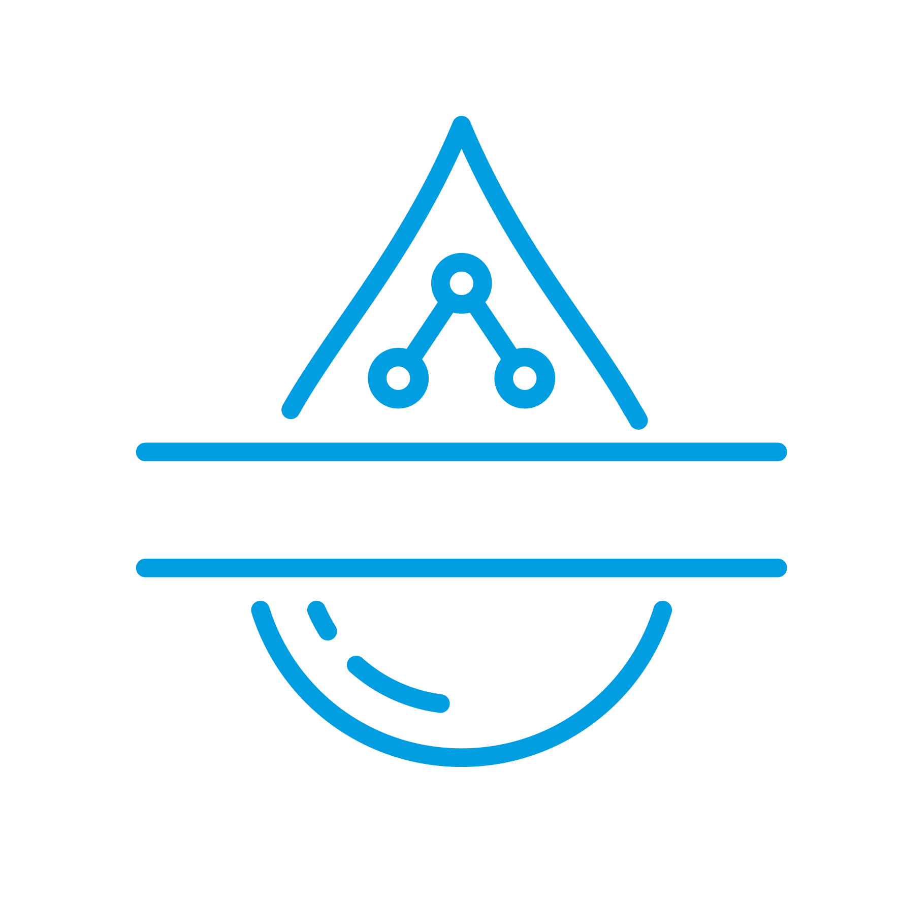 Icon Filtern Prozesswasseraufbereitung Spaleck Oberflächentechnik blau