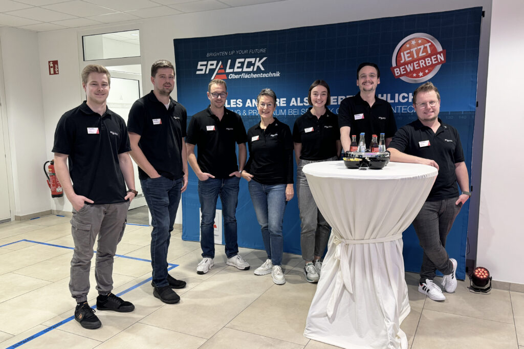 Spaleck Oberflächentechnik Team bei der Azubimesse