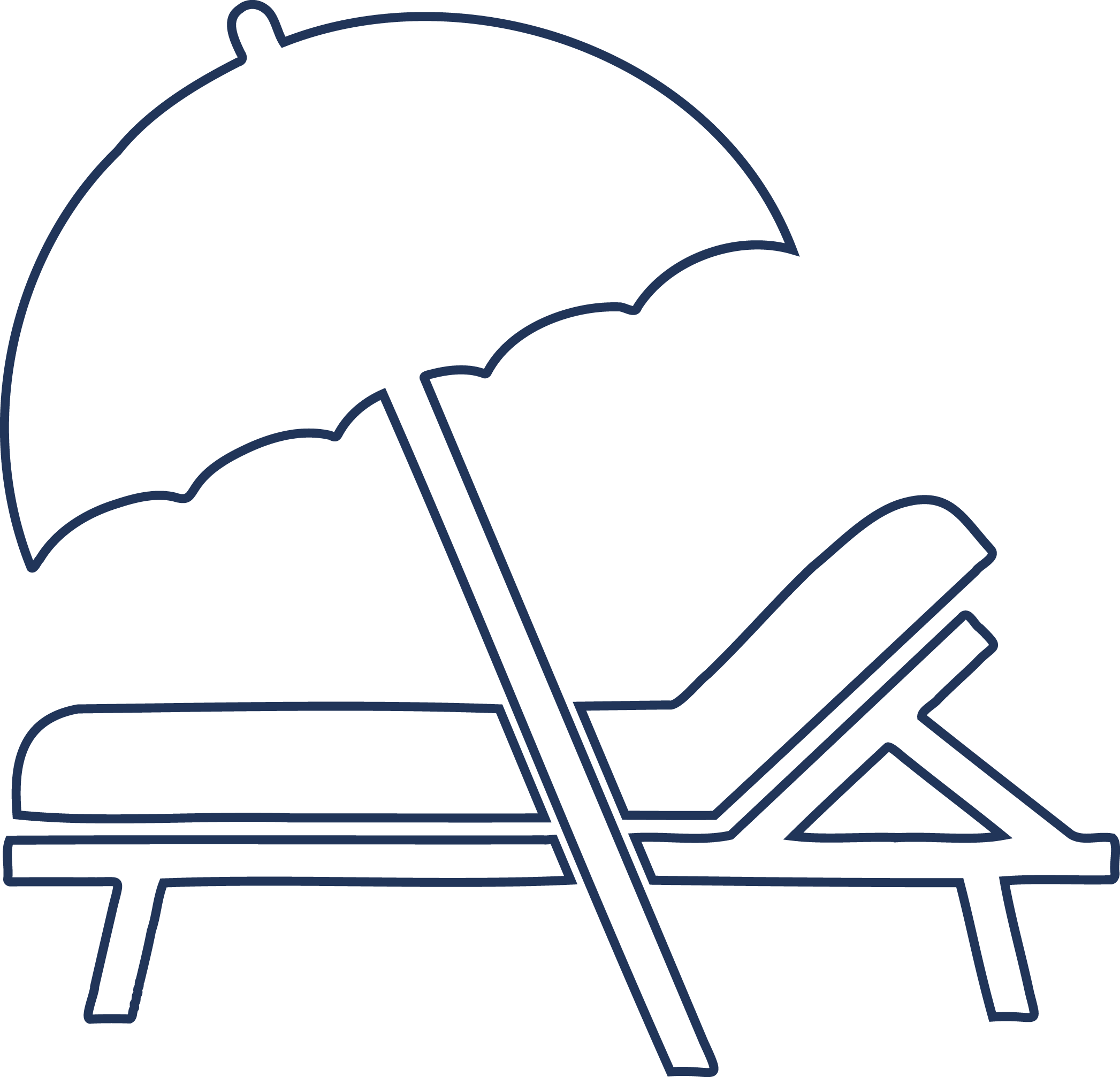 30 Tage Urlaub Icon Spaleck Oberflächentechnik Benefits blau