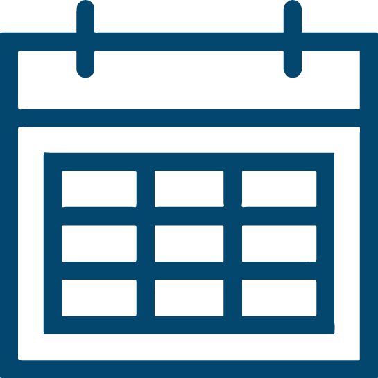 35 Stunden Woche Icon Spaleck Oberflächentechnik Benefits blau