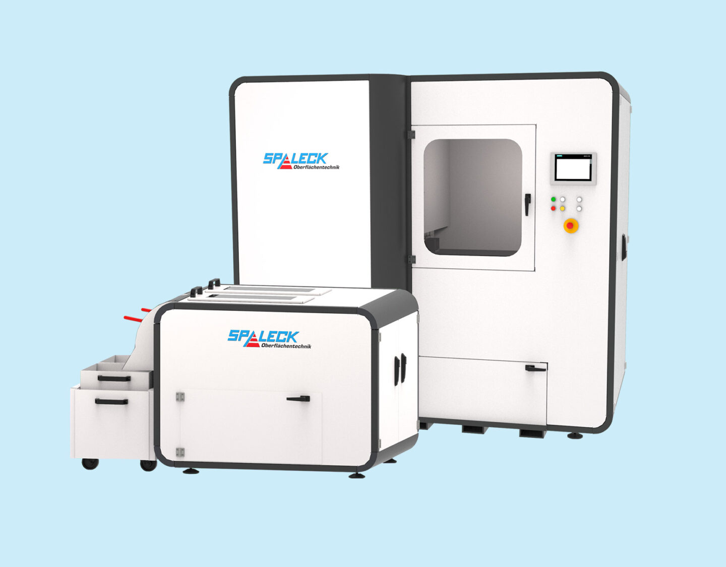 3D Modell PPt80 Schallgedämmte Standalone-Anlage von Spaleck Oberflächentechnik