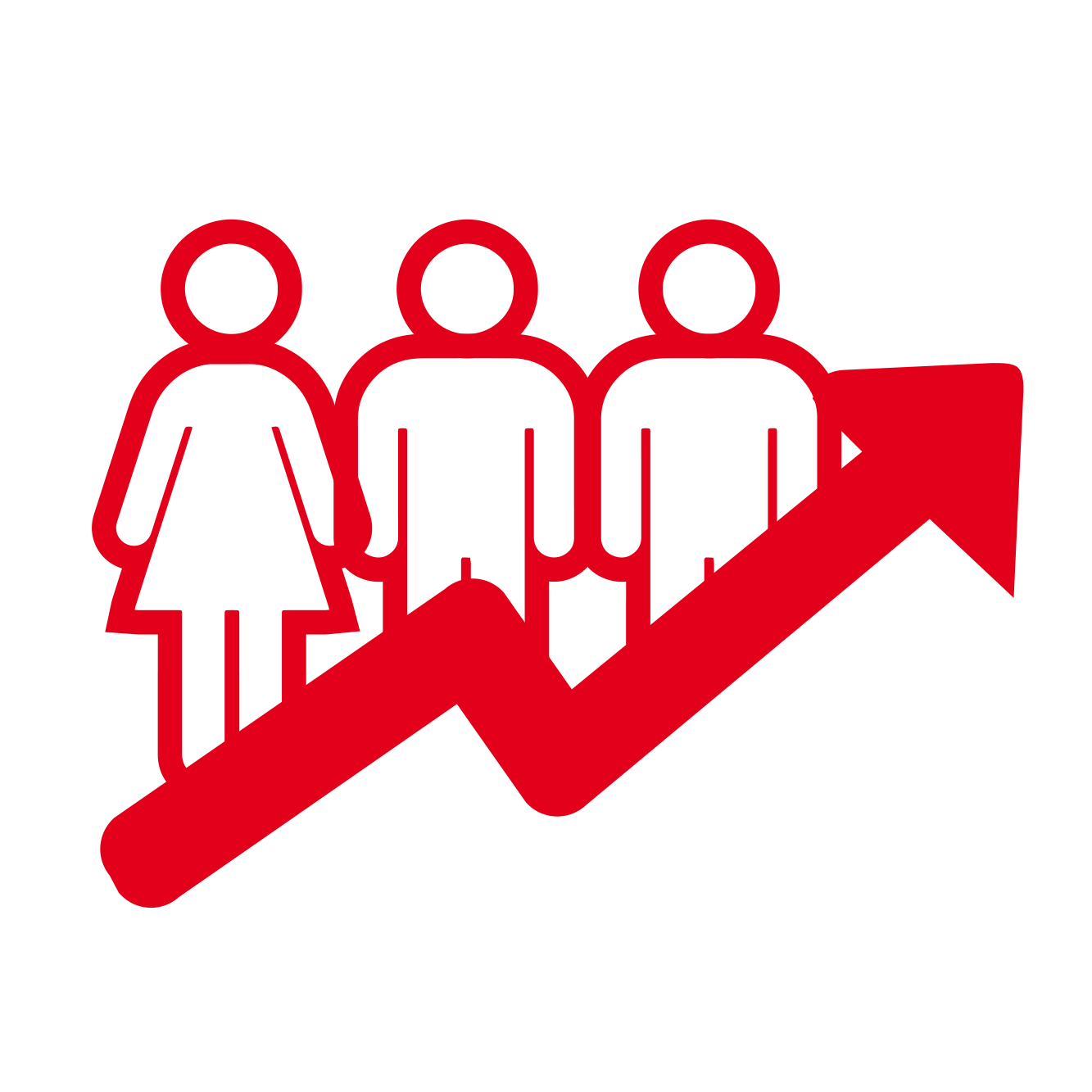 Weiterbildungsmöglichkeiten Icon Spaleck Oberflächentechnik rot