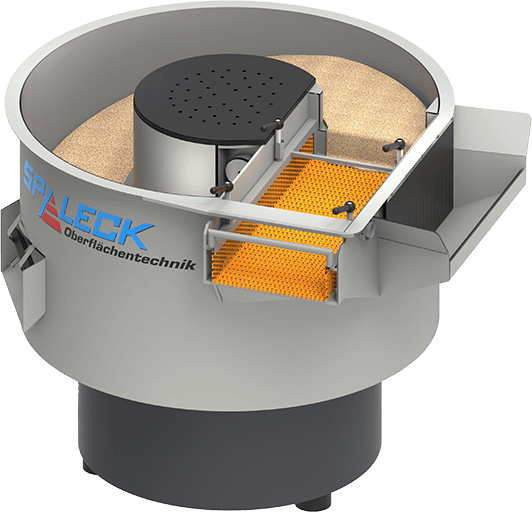SVT drying system from Spaleck Oberflächentechnik's vibratory finishing technology