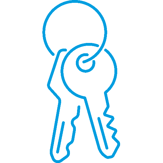 Icon Schlüsselfertige Lösungen Spaleck Oberflächentechnik blau