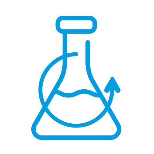 Icon Kreislaufcompound von Spaleck Oberflächentechnik blau